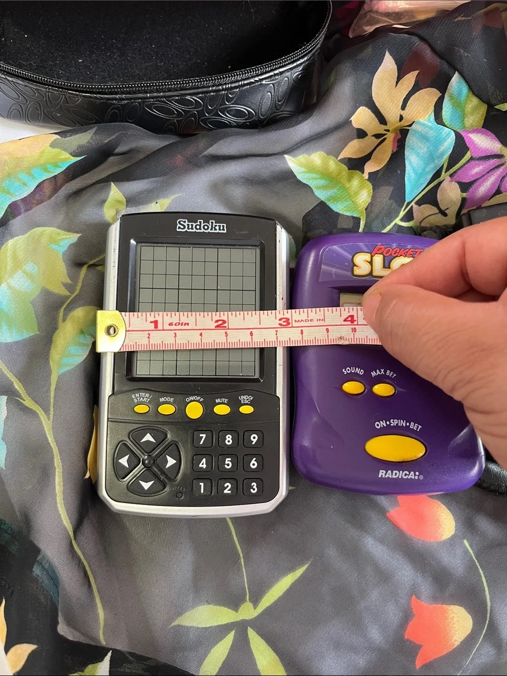 Purple Pocket Slot Electronic Handheld Game by
